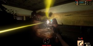Das Bild zeigt eine düstere und gruselige Innenansicht einer Villa, die für das Spiel Midnight Murder Club typisch ist. In einem schwach beleuchteten Raum sind schemenhafte Figuren zu erkennen, die mit Waffen agieren. Ein gelber Lichtstrahl hebt die bedrohliche Atmosphäre hervor und könnte auf eine Art von Verfolgung oder Angriff hinweisen. Im Hintergrund sind dekorative Elemente zu sehen, die dem Raum ein mysteriöses Flair verleihen. Die Benutzeroberfläche des Spiels ist sichtbar, mit Spielerstatistiken und Informationen über aktuelle Positionen, was den Eindruck eines spannenden und interaktiven Multiplayer-Erlebnisses verstärkt. Das Bild zeigt eine düstere und gruselige Innenansicht einer Villa, die für das Spiel Midnight Murder Club typisch ist. In einem schwach beleuchteten Raum sind schemenhafte Figuren zu erkennen, die mit Waffen agieren. Ein gelber Lichtstrahl hebt die bedrohliche Atmosphäre hervor und könnte auf eine Art von Verfolgung oder Angriff hinweisen. Im Hintergrund sind dekorative Elemente zu sehen, die dem Raum ein mysteriöses Flair verleihen. Die Benutzeroberfläche des Spiels ist sichtbar, mit Spielerstatistiken und Informationen über aktuelle Positionen, was den Eindruck eines spannenden und interaktiven Multiplayer-Erlebnisses verstärkt.