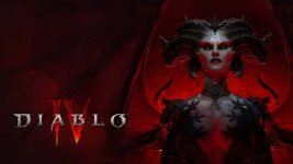 Das Bild zeigt eine beeindruckende Darstellung eines Charakters aus dem Spiel Diablo IV. Die Figur hat eine bedrohliche Präsenz mit markanten Hörnern, einer dramatischen Mimik und einem geheimnisvollen, nahezu hüllenartigen Outfit. Der Hintergrund ist in tiefen Rottönen gehalten, was eine düstere und mystische Stimmung erzeugt, die zum Thema des Spiels passt. Der Titel Diablo IV ist prominent platziert und unterstreicht die Verbindung zum Spiel. Die gesamte Komposition vermittelt eine Atmosphäre der Gefahr und des Abenteuers, die Spieler ansprechen soll. Das Bild zeigt eine beeindruckende Darstellung eines Charakters aus dem Spiel Diablo IV. Die Figur hat eine bedrohliche Präsenz mit markanten Hörnern, einer dramatischen Mimik und einem geheimnisvollen, nahezu hüllenartigen Outfit. Der Hintergrund ist in tiefen Rottönen gehalten, was eine düstere und mystische Stimmung erzeugt, die zum Thema des Spiels passt. Der Titel Diablo IV ist prominent platziert und unterstreicht die Verbindung zum Spiel. Die gesamte Komposition vermittelt eine Atmosphäre der Gefahr und des Abenteuers, die Spieler ansprechen soll.