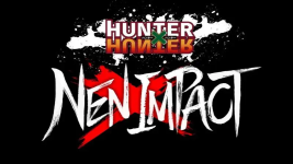 Das Bild zeigt das Logo des Spiels „Hunter x Hunter: Nen x Impact“. Der Titel ist in auffälligen Farben gestaltet, wobei das Wort Hunter in einer kontrastierenden Schriftart über dem Wort Nen Impact steht, das dynamisch und energisch wirkt. Die Gestaltung umfasst splatterartige Effekte, die dem Logo einen actionreichen und künstlerischen Touch verleihen. Die gesamte Komposition vermittelt einen Eindruck von Spannung und Energie, passend zu einem Fighting-Game, das auf einer beliebten Anime- und Manga-Reihe basiert. Das Bild zeigt das Logo des Spiels „Hunter x Hunter: Nen x Impact“. Der Titel ist in auffälligen Farben gestaltet, wobei das Wort Hunter in einer kontrastierenden Schriftart über dem Wort Nen Impact steht, das dynamisch und energisch wirkt. Die Gestaltung umfasst splatterartige Effekte, die dem Logo einen actionreichen und künstlerischen Touch verleihen. Die gesamte Komposition vermittelt einen Eindruck von Spannung und Energie, passend zu einem Fighting-Game, das auf einer beliebten Anime- und Manga-Reihe basiert.