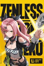 Das Bild zeigt eine stylisierte Charaktergrafik aus dem Spiel Zenless Zone Zero. Die Figur hat lange, rosa Haare, trägt ein modisches Outfit mit einem hohen Kragen und verschiedenen Accessoires, darunter eine Halskette. Ihr Blick ist herausfordernd und selbstbewusst, während sie eine Hand in einer dynamischen Pose hebt. Im Hintergrund dominiert ein leuchtendes, gelbes Design mit dem Titel des Spiels in großen Buchstaben. Die Gesamtästhetik strahlt Energie und einen modernen, urbanen Stil aus, der zur Sci-Fi-Thematik des Spiels passt. Das Bild zeigt eine stylisierte Charaktergrafik aus dem Spiel Zenless Zone Zero. Die Figur hat lange, rosa Haare, trägt ein modisches Outfit mit einem hohen Kragen und verschiedenen Accessoires, darunter eine Halskette. Ihr Blick ist herausfordernd und selbstbewusst, während sie eine Hand in einer dynamischen Pose hebt. Im Hintergrund dominiert ein leuchtendes, gelbes Design mit dem Titel des Spiels in großen Buchstaben. Die Gesamtästhetik strahlt Energie und einen modernen, urbanen Stil aus, der zur Sci-Fi-Thematik des Spiels passt.