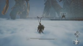 Das Bild zeigt eine fesselnde Szene aus dem Spiel Black Myth: Wukong. Im Vordergrund steht ein Charakter, der in einer nebligen Landschaft eingetaucht ist. Um himherum scheinen riesige Figuren zu sein, die majestätisch und bedrohlich wirken. Die Atmosphäre ist angefüllt mit einem mystischen und geheimnisvollen Gefühl, das den Betrachter in die spannende Spielwelt zieht. Der Charakter scheint entschlossen, sich in dieser beeindruckenden Umgebung zu bewegen. Die grafische Darstellung ist besonders eindrucksvoll und betont die detailreiche Gestaltung der Charaktere und des Hintergrunds. Das Bild zeigt eine fesselnde Szene aus dem Spiel Black Myth: Wukong. Im Vordergrund steht ein Charakter, der in einer nebligen Landschaft eingetaucht ist. Um himherum scheinen riesige Figuren zu sein, die majestätisch und bedrohlich wirken. Die Atmosphäre ist angefüllt mit einem mystischen und geheimnisvollen Gefühl, das den Betrachter in die spannende Spielwelt zieht. Der Charakter scheint entschlossen, sich in dieser beeindruckenden Umgebung zu bewegen. Die grafische Darstellung ist besonders eindrucksvoll und betont die detailreiche Gestaltung der Charaktere und des Hintergrunds.