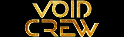 Das Bild zeigt den Titel Void Crew in einer auffälligen, goldenen Schrift auf einem schwarzen Hintergrund. Die Schrift wirkt futuristisch und dynamisch, was auf das Thema des Spiels hinweist, das im Weltraum spielt. Der Kontrast zwischen Gold und Schwarz verstärkt die visuelle Anziehungskraft und lässt das Logo herausstechen. Es bietet einen ersten Eindruck von der spannenden, chaotischen und abenteuerlichen Atmosphäre des Spiels, das Teamarbeit und Action im Weltall verspricht.