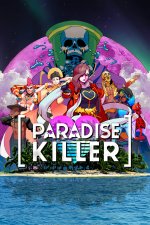Das Bild zeigt ein farbenfrohes und künstlerisch gestaltetes Cover für das Spiel Paradise Killer. Im Vordergrund sind mehrere stilisierte Charaktere abgebildet, die verschiedene Outfits und Ausdrücke tragen, die ihre unterschiedlichen Persönlichkeiten widerspiegeln. Im Hintergrund ist eine surrealistische Landschaft mit einem großen, leuchtenden Mond und einer tropischen Insel zu sehen. Die Schriftart des Titels ist auffällig und zeigt den Namen des Spiels prominent. Die gesamte Darstellung vermittelt eine Mischung aus Mystery und Abenteuer, passend zu dem skurrilen Gameplay des Spiels. Das Bild zeigt ein farbenfrohes und künstlerisch gestaltetes Cover für das Spiel Paradise Killer. Im Vordergrund sind mehrere stilisierte Charaktere abgebildet, die verschiedene Outfits und Ausdrücke tragen, die ihre unterschiedlichen Persönlichkeiten widerspiegeln. Im Hintergrund ist eine surrealistische Landschaft mit einem großen, leuchtenden Mond und einer tropischen Insel zu sehen. Die Schriftart des Titels ist auffällig und zeigt den Namen des Spiels prominent. Die gesamte Darstellung vermittelt eine Mischung aus Mystery und Abenteuer, passend zu dem skurrilen Gameplay des Spiels.