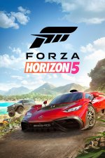 Das Bild zeigt das Cover des Spiels Forza Horizon 5. Im Vordergrund ist ein rotes Sportauto zu sehen, das dynamisch auf einer kurvigen Straße fährt. Im Hintergrund erstreckt sich eine malerische Landschaft mit einem klaren blauen Himmel, sanften Hügeln und einem Strand. Ein weiterer Geländewagen ist im Hintergrund zu sehen, was auf die offene Welt des Spiels hinweist. Der Schriftzug Forza Horizon 5 ist prominent platziert, was die Aufmerksamkeit auf das Rennspiel lenkt. Die gesamte Ästhetik vermittelt ein Gefühl von Abenteuer und Freiheit. Das Bild zeigt das Cover des Spiels Forza Horizon 5. Im Vordergrund ist ein rotes Sportauto zu sehen, das dynamisch auf einer kurvigen Straße fährt. Im Hintergrund erstreckt sich eine malerische Landschaft mit einem klaren blauen Himmel, sanften Hügeln und einem Strand. Ein weiterer Geländewagen ist im Hintergrund zu sehen, was auf die offene Welt des Spiels hinweist. Der Schriftzug Forza Horizon 5 ist prominent platziert, was die Aufmerksamkeit auf das Rennspiel lenkt. Die gesamte Ästhetik vermittelt ein Gefühl von Abenteuer und Freiheit.