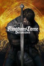 Das Bild zeigt das Cover von Kingdom Come: Deliverance, einem Rollenspiel, das im mittelalterlichen Böhmen spielt. Im Vordergrund ist ein Knappe zu sehen, der mit einer Hand seine Stirn berührt, während die andere Hand sein Schwert hält, das in den Boden gestoßen ist. Der Ausdruck des Charakters vermittelt eine Mischung aus Erschöpfung und Entschlossenheit. Der Hintergrund ist in warmen, erdigen Tönen gehalten und zeigt eine Schlachtszene mit kämpfenden Kriegern. Der Titel des Spiels ist in einer markanten Schriftart prominent platziert, was dem Cover eine dramatische Wirkung verleiht. Das Bild zeigt das Cover von Kingdom Come: Deliverance, einem Rollenspiel, das im mittelalterlichen Böhmen spielt. Im Vordergrund ist ein Knappe zu sehen, der mit einer Hand seine Stirn berührt, während die andere Hand sein Schwert hält, das in den Boden gestoßen ist. Der Ausdruck des Charakters vermittelt eine Mischung aus Erschöpfung und Entschlossenheit. Der Hintergrund ist in warmen, erdigen Tönen gehalten und zeigt eine Schlachtszene mit kämpfenden Kriegern. Der Titel des Spiels ist in einer markanten Schriftart prominent platziert, was dem Cover eine dramatische Wirkung verleiht.