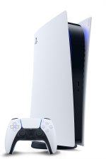 Das Bild zeigt eine PlayStation 5 Konsole in ihrem charakteristischen Design, bestehend aus einer glatten weißen Oberfläche und einem schwarzen zentralen Bereich. Neben der Konsole liegt ein passender weißer Controller, der ebenfalls mit schwarzen Elementen ausgestattet ist. Die Konsole hebt sich durch die geschwungenen Formen und die LED-Beleuchtung ab, die eine moderne und futuristische Ästhetik vermittelt. Insgesamt vermittelt das Bild den Eindruck von Hochtechnologie und Gaming-Vergnügen. Das Bild zeigt eine PlayStation 5 Konsole in ihrem charakteristischen Design, bestehend aus einer glatten weißen Oberfläche und einem schwarzen zentralen Bereich. Neben der Konsole liegt ein passender weißer Controller, der ebenfalls mit schwarzen Elementen ausgestattet ist. Die Konsole hebt sich durch die geschwungenen Formen und die LED-Beleuchtung ab, die eine moderne und futuristische Ästhetik vermittelt. Insgesamt vermittelt das Bild den Eindruck von Hochtechnologie und Gaming-Vergnügen.