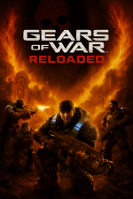 Das Bild zeigt das Cover von Gears of War: Reloaded. Im Vordergrund sind mehrere Charaktere in futuristischen Rüstungen abgebildet, die mit beeindruckenden Waffen ausgestattet sind. Der Hintergrund ist düster und von Flammen durchzogen, was eine intensive Stimmung erzeugt. Der Titel des Spiels ist prominent platziert, mit einem markanten Schriftzug, der das Genre und die Actionbetontheit des Spiels unterstreicht. Die Gesamtoptik vermittelt ein Gefühl von Dramatik und Gefahr, passend zu einem Shooter-Spiel. Das Bild zeigt das Cover von Gears of War: Reloaded. Im Vordergrund sind mehrere Charaktere in futuristischen Rüstungen abgebildet, die mit beeindruckenden Waffen ausgestattet sind. Der Hintergrund ist düster und von Flammen durchzogen, was eine intensive Stimmung erzeugt. Der Titel des Spiels ist prominent platziert, mit einem markanten Schriftzug, der das Genre und die Actionbetontheit des Spiels unterstreicht. Die Gesamtoptik vermittelt ein Gefühl von Dramatik und Gefahr, passend zu einem Shooter-Spiel.