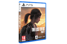 Das Bild zeigt die Verpackung des Spiels The Last of Us Part I für die PlayStation 5. Im Vordergrund sind die Figuren Joel und Ellie abgebildet, wobei Ellie im Profil zu sehen ist und einen nachdenklichen Ausdruck hat. Der Hintergrund zeigt eine postapokalyptische Landschaft mit einer warmen Farbpalette. Auf der oberen linken Seite befindet sich das Logo der PS5, während auf der unteren rechten Seite das Logo des Entwicklers Naughty Dog zu sehen ist. Das Cover ist in einem typischen blauen Design gehalten, das für PS5-Spiele charakteristisch ist. Das Bild zeigt die Verpackung des Spiels The Last of Us Part I für die PlayStation 5. Im Vordergrund sind die Figuren Joel und Ellie abgebildet, wobei Ellie im Profil zu sehen ist und einen nachdenklichen Ausdruck hat. Der Hintergrund zeigt eine postapokalyptische Landschaft mit einer warmen Farbpalette. Auf der oberen linken Seite befindet sich das Logo der PS5, während auf der unteren rechten Seite das Logo des Entwicklers Naughty Dog zu sehen ist. Das Cover ist in einem typischen blauen Design gehalten, das für PS5-Spiele charakteristisch ist.