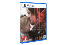 Das Bild zeigt die Verpackung des Videospiels Death Stranding 2: On the Beach für die PlayStation 5. Auf der Frontseite ist ein emotionaler Moment zwischen einem Mann und einem Kleinkind abgebildet. Der Mann, der Kleidung mit futuristischem Design trägt, schaut liebevoll auf das Kind, während er es küsst. Im Hintergrund sind grafische Elemente und Muster sichtbar, die den charakteristischen Stil des Spiels widerspiegeln. Am unteren Rand der Verpackung sind der Titel des Spiels und die Altersfreigabe gut lesbar. Die Verpackung ist in einem typischen blauen Design gehalten, das für PlayStation-Spiele charakteristisch ist. Das Bild zeigt die Verpackung des Videospiels Death Stranding 2: On the Beach für die PlayStation 5. Auf der Frontseite ist ein emotionaler Moment zwischen einem Mann und einem Kleinkind abgebildet. Der Mann, der Kleidung mit futuristischem Design trägt, schaut liebevoll auf das Kind, während er es küsst. Im Hintergrund sind grafische Elemente und Muster sichtbar, die den charakteristischen Stil des Spiels widerspiegeln. Am unteren Rand der Verpackung sind der Titel des Spiels und die Altersfreigabe gut lesbar. Die Verpackung ist in einem typischen blauen Design gehalten, das für PlayStation-Spiele charakteristisch ist.