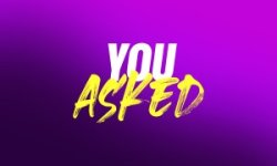 Das Bild zeigt einen auffälligen Hintergrund in lila mit einem lebendigen Schriftzug in gelb und weiß, der den Text YOU ASKED enthält. Die Kombination aus kräftigen Farben sorgt für eine energetische und ansprechende Atmosphäre, die Aufmerksamkeit erregt. Der grafische Stil vermittelt einen modernen und jugendlichen Eindruck, ideal für eine jugendliche Zielgruppe. Das Bild zeigt einen auffälligen Hintergrund in lila mit einem lebendigen Schriftzug in gelb und weiß, der den Text YOU ASKED enthält. Die Kombination aus kräftigen Farben sorgt für eine energetische und ansprechende Atmosphäre, die Aufmerksamkeit erregt. Der grafische Stil vermittelt einen modernen und jugendlichen Eindruck, ideal für eine jugendliche Zielgruppe.