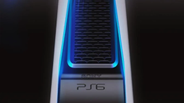 Das Bild zeigt einen Ausschnitt eines Designs für die kommende PlayStation 6. Die Konsole hat ein futuristisches, elegantes Gehäuse mit einem modernen Look, das durch eine beleuchtete Kante in Blau akzentuiert wird. Auf der Vorderseite ist das Wort SONY sowie die Modellbezeichnung PS6 deutlich zu erkennen. Der Hintergrund ist schwarz, was dem Gesamtbild eine hochwertige und leistungsstarke Ausstrahlung verleiht. Die Kombination aus Design und Beleuchtung verspricht, ein angesagtes technisches Gerät zu sein, das sowohl im formalen als auch im actionreichen Einsatz beeindruckt. Das Bild zeigt einen Ausschnitt eines Designs für die kommende PlayStation 6. Die Konsole hat ein futuristisches, elegantes Gehäuse mit einem modernen Look, das durch eine beleuchtete Kante in Blau akzentuiert wird. Auf der Vorderseite ist das Wort SONY sowie die Modellbezeichnung PS6 deutlich zu erkennen. Der Hintergrund ist schwarz, was dem Gesamtbild eine hochwertige und leistungsstarke Ausstrahlung verleiht. Die Kombination aus Design und Beleuchtung verspricht, ein angesagtes technisches Gerät zu sein, das sowohl im formalen als auch im actionreichen Einsatz beeindruckt.