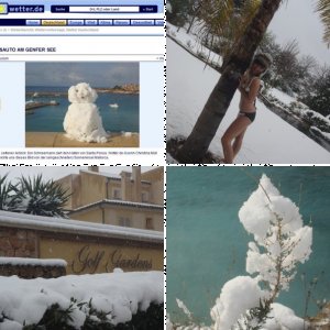 Mallorca bei Schnee