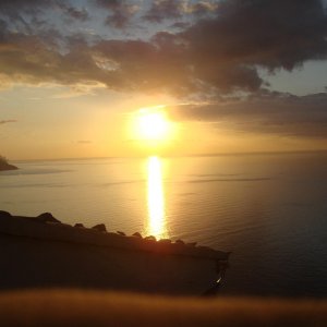 Wunderschöner Sonnenuntergang.