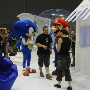 Mario und Sonic live :-)