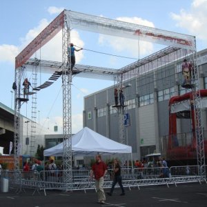 Hochseilklettern im Außengelände