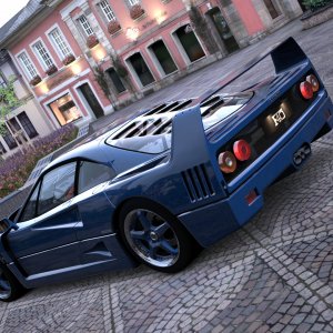 F-40 blue (Corvette ZR1)
Now is black ;]
