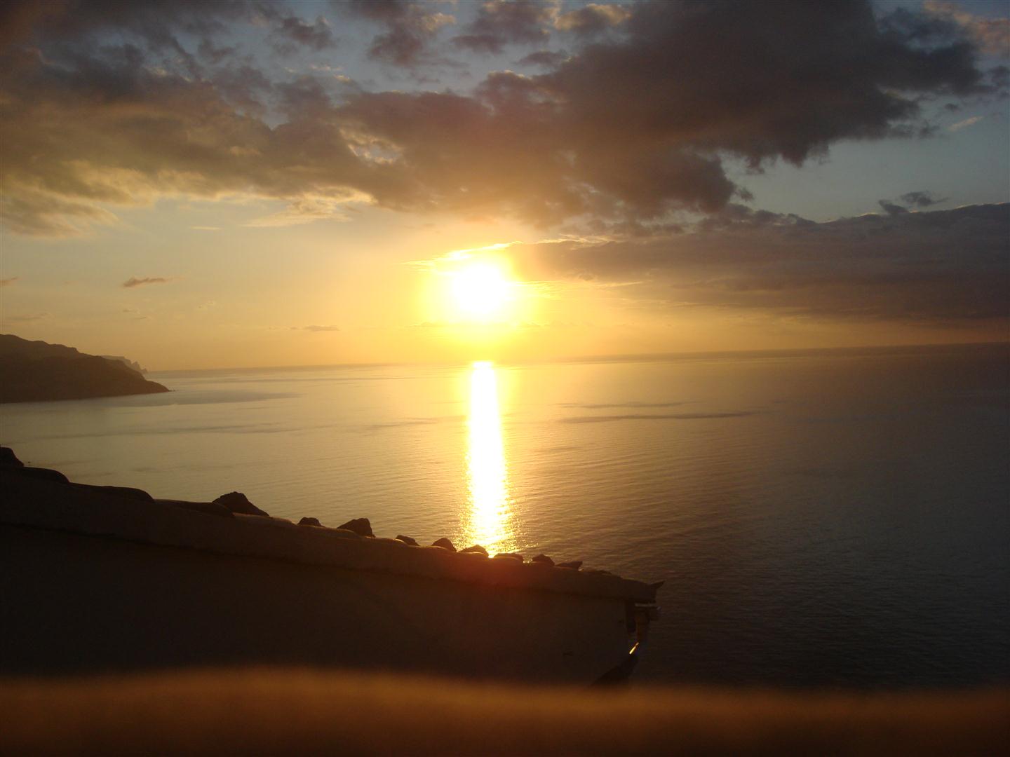 Wunderschöner Sonnenuntergang.