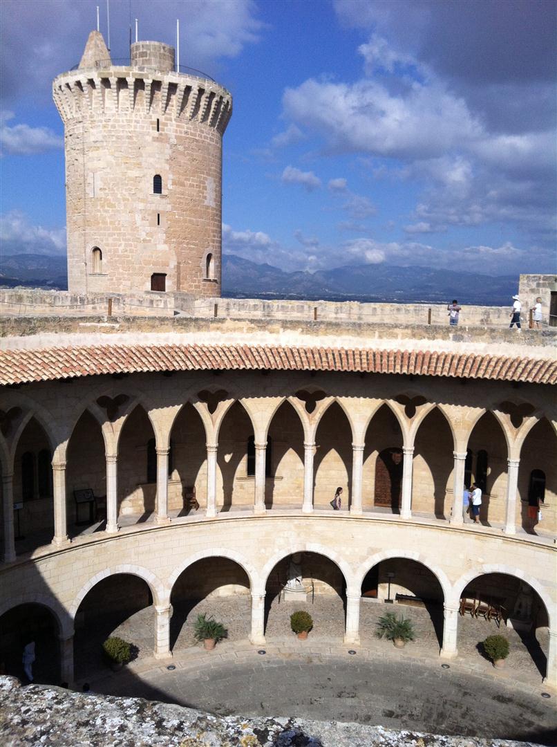 Burg über Palma.