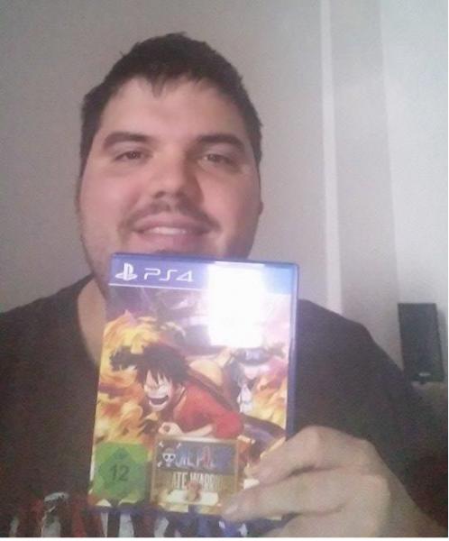 Unser Gewinner Andreas Beer mit One Piece Pirate Warriors 3
