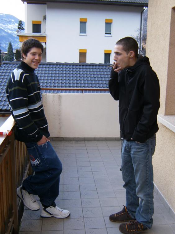 Mit meinem Bruder im Wallis