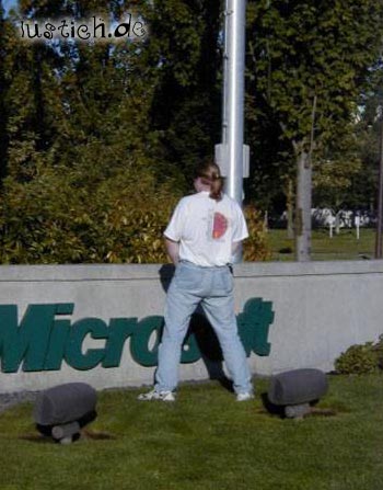 piss auf microsoft