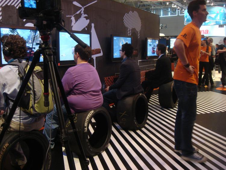 Hier wird Motorstorm - Apocalypse gespielt.