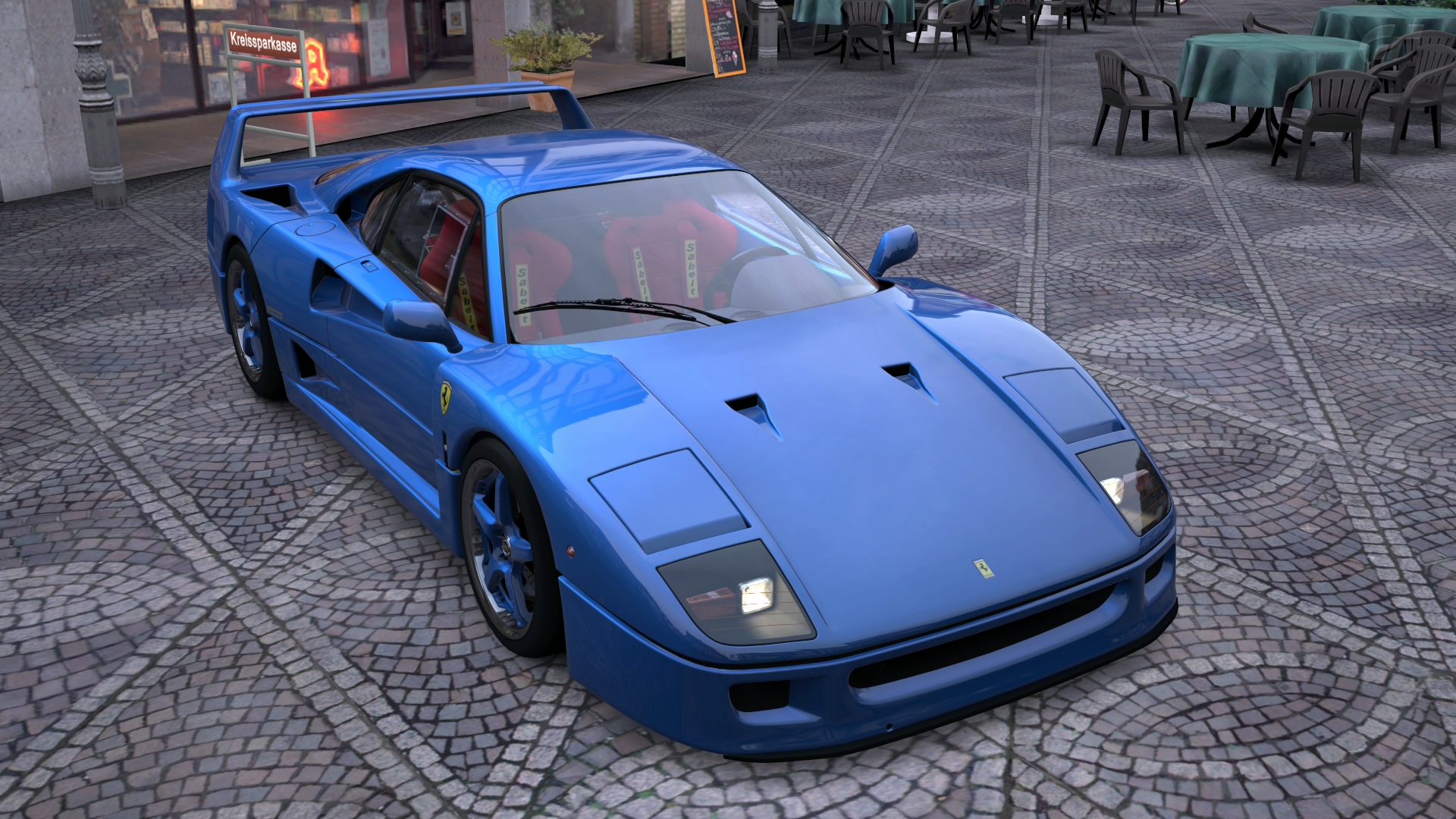 F-40 blue (Corvette ZR1)
Now is black ;]